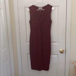 Red Bailey 44 dress from anthropologie